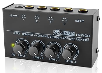Amazon.com: HA400 Headphone Amplifier -4 Channel Metal